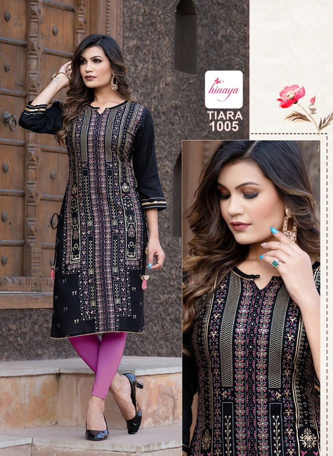 Hinaya Tiara 25 Ethnic Wear Wholesale Designer Kurtis Catalog
